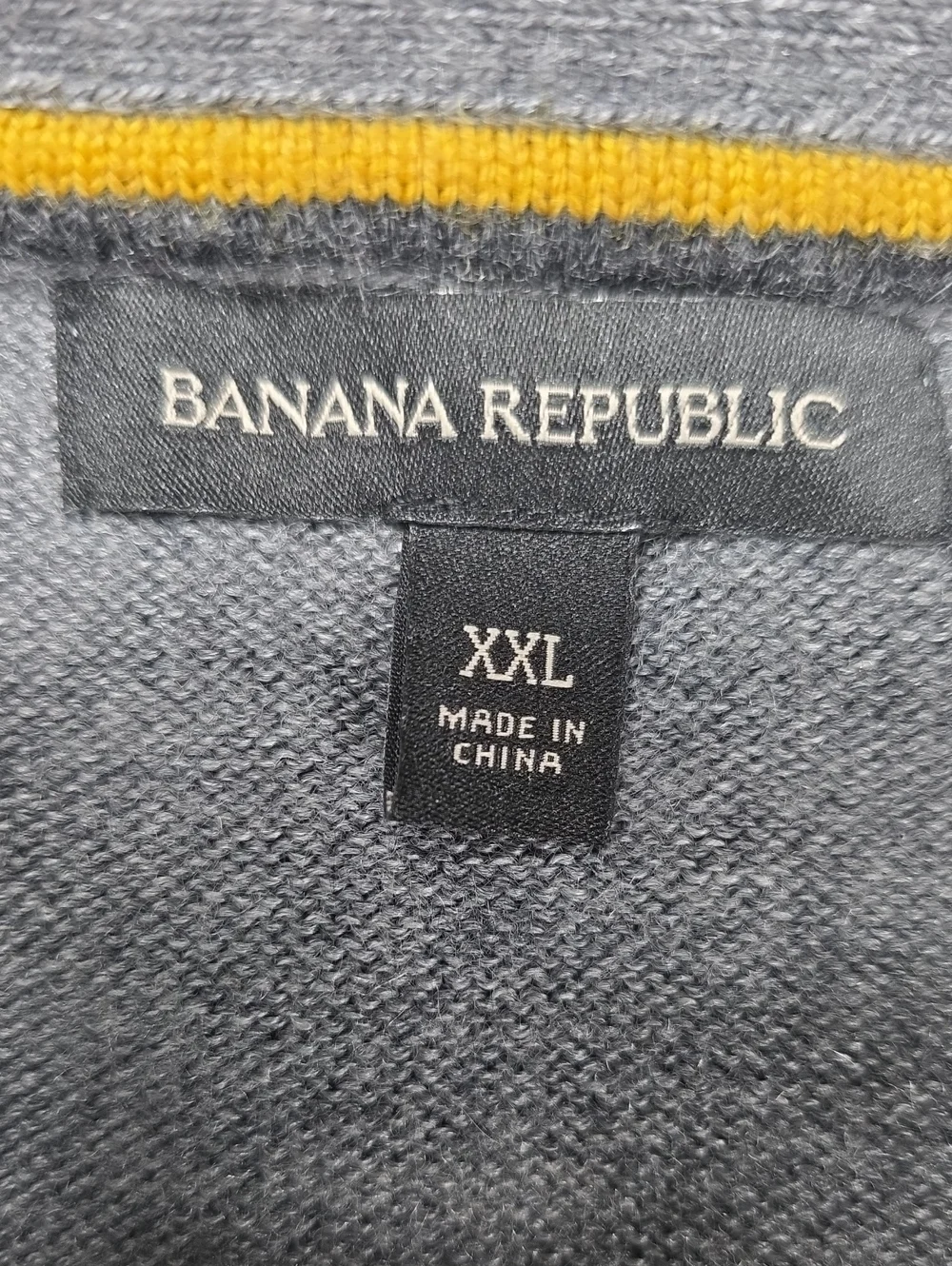 Banana Republic Merino Wool Blend Sweater Vest | Men's XXL | Classic Layering